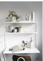 String wandmeubel/bureau/wandsysteem nieuwstaat, Avec tablette(s), Comme neuf, Enlèvement, 50 à 75 cm