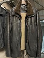 Lederen heren jas M56, Kleding | Heren, Jassen | Winter, Ophalen of Verzenden, Gedragen, Maat 56/58 (XL), Bruin