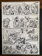 Bessy - Originele geïnkte Pagina 6 - De Berglopers, Boeken, Eén stripboek, Ophalen of Verzenden, Zo goed als nieuw, Jeff Broeckx