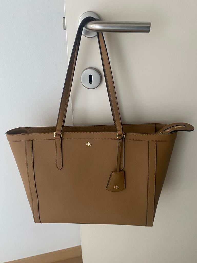 Ralph Lauren handtas beige origineel, Ophalen of Verzenden, Nieuw, Beige, Handtas