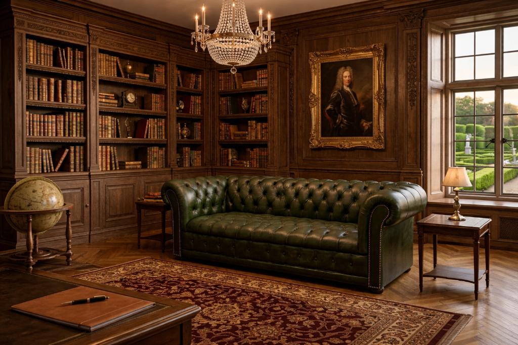 Chesterfield English Masterpiece met volledige bekleding, Antiek en Kunst, Antiek | Meubels | Stoelen en Sofa's, Ophalen