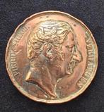 Médaille Belgique par Wiener 1852 Verhaegen cuivre grande, Enlèvement ou Envoi, Bronze