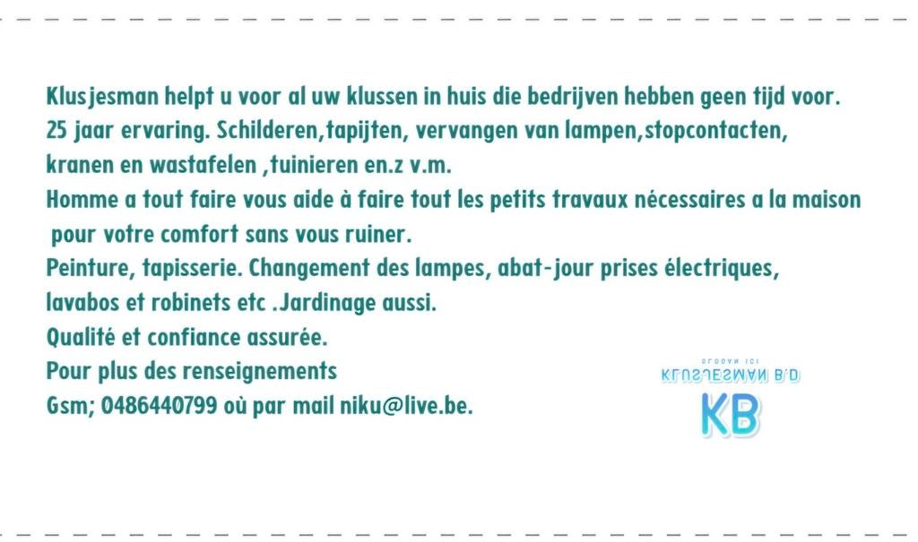 Petites travaux, Bricolage & Construction, Bricolage & Rénovation Autre