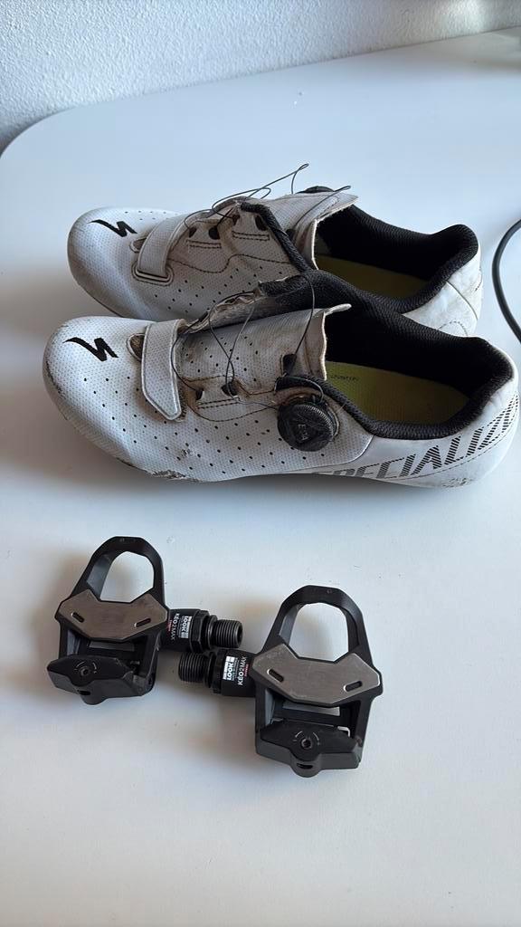 Look keo 2 max carbon + specialized torch, Fietsen en Brommers, Fietsonderdelen, Zo goed als nieuw, Racefiets, Crankstel of Pedalen