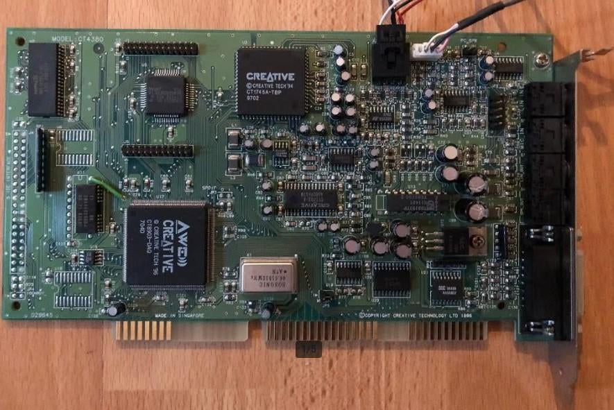 Creative Labs Sound Blaster AWE32Value45 (AWE64) (CT4380), Computers en Software, Geluidskaarten, Ophalen, Zo goed als nieuw, Intern