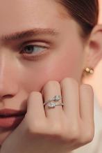 Bague Diamants Or 18k + Certificat, Bijoux, Sacs & Beauté, Bagues, Neuf, Or, Or, Enlèvement