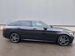 Mercedes-Benz C 160 T 9G-TRONIC ///AMG Pack Leder/LED/Camera, Auto's, Automaat, Gebruikt, Zwart, 1595 cc