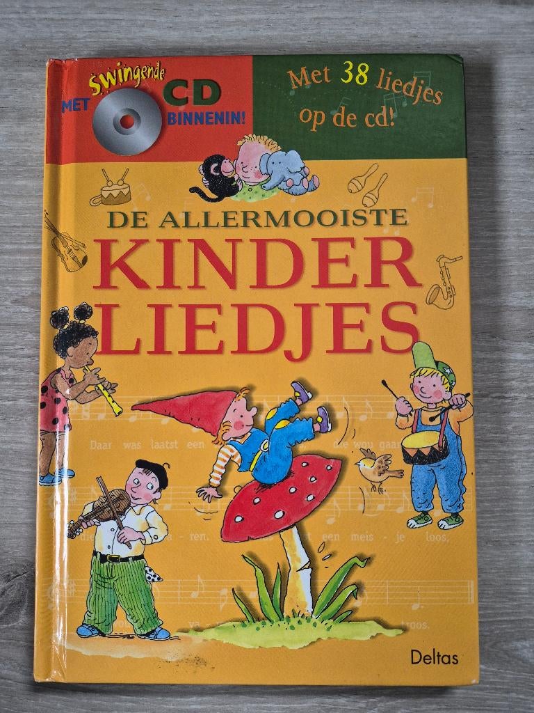 Kinderliedjesboeken met CD, Ophalen of Verzenden