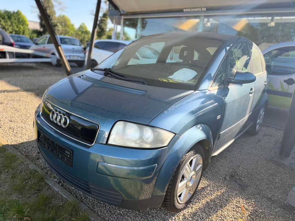 AUDI A2/BENZINE/EURO4, Auto's, Stof, Beige, Blauw, Bedrijf