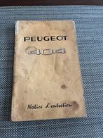 notice mode d’emploi Peugeot 404 1964, Enlèvement