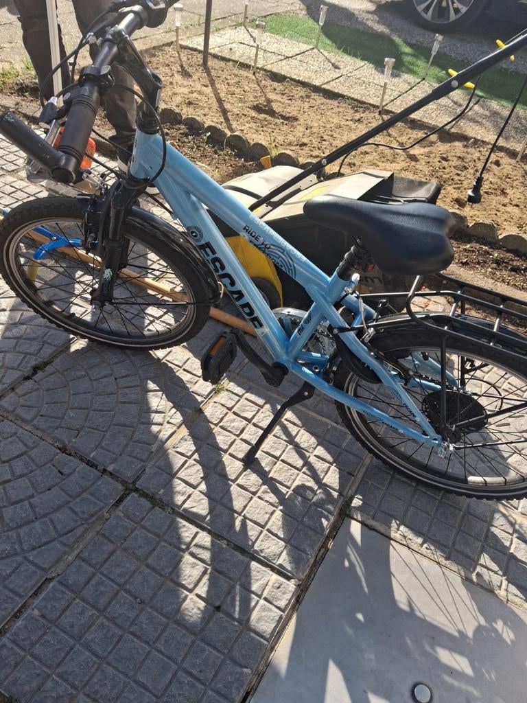 Kinderfiets escape, Ophalen