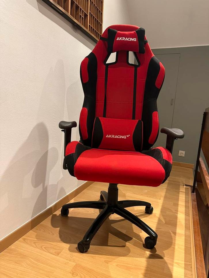 Siège Gaming Professionnel AKRacing, Maison & Meubles, Chaises de bureau, Utilisé, Ergonomique, Enlèvement