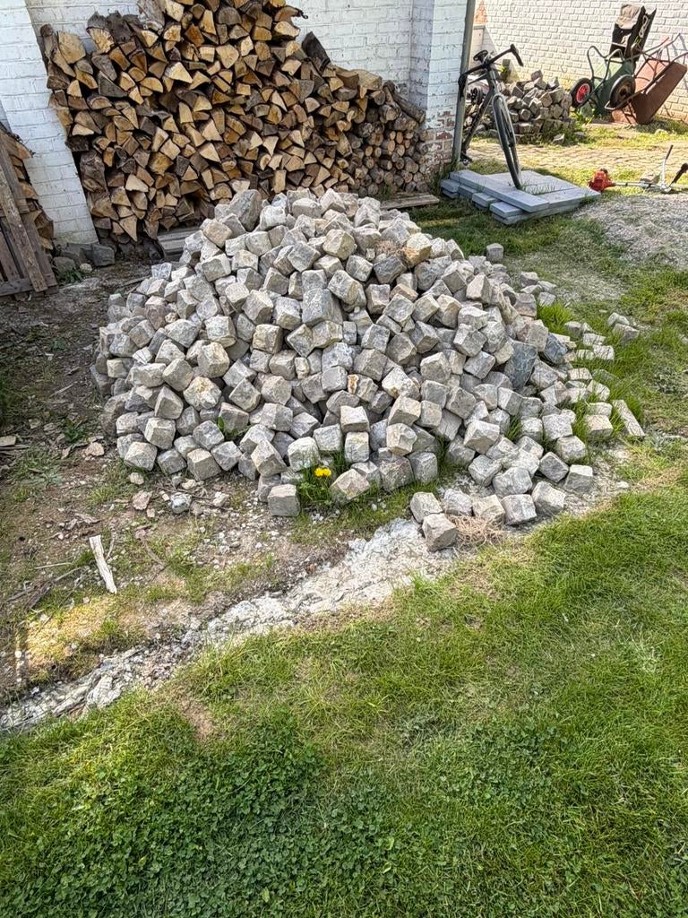 Pavé à donner, Jardin & Terrasse, Gravier, Rochers & Caillasse, Enlèvement, Comme neuf