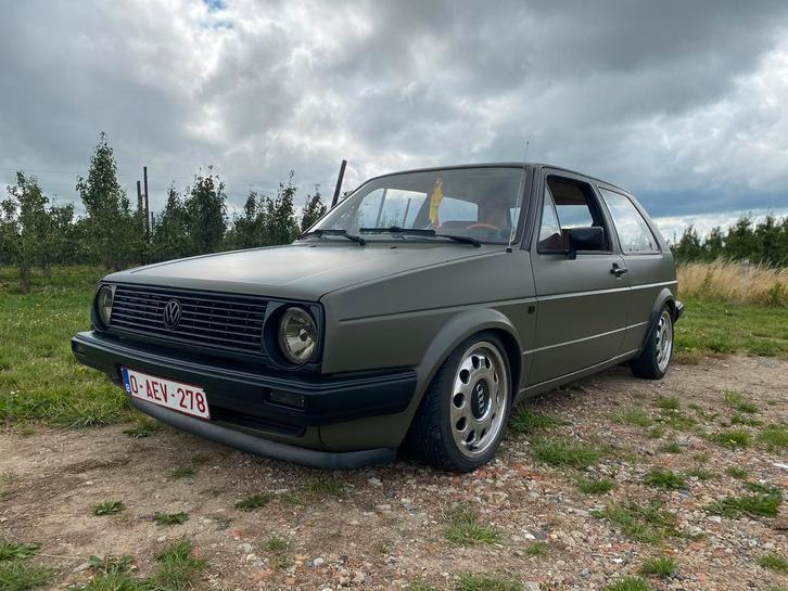 Vw golf 1.3 carbu met 5bak, Auto's, Oldtimers, Particulier, Radio, Volkswagen, Benzine, Stadsauto, 3 deurs, Handgeschakeld, Groen