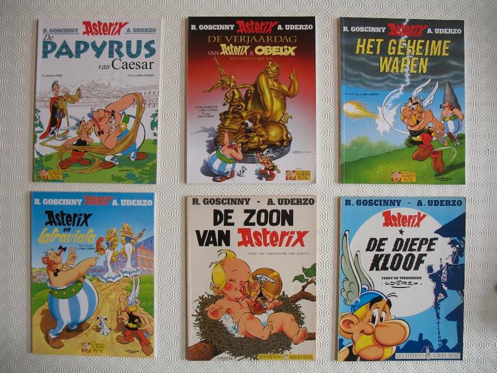 Asterix , R. Goscinny, A. Underzo, 1ste druk & herdruk, Boeken, Stripverhalen, Zo goed als nieuw, Meerdere stripboeken, Ophalen of Verzenden