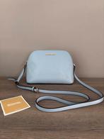 Michael Kors lederen crossbody lichtblauw, Handtassen en Accessoires, Tassen | Damestassen, Ophalen, Zo goed als nieuw, Blauw