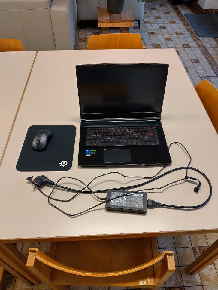 MSI Gaming Laptop, Computers en Software, Windows Laptops, Zo goed als nieuw, 15 inch, SSD, 4 Ghz of meer, 16 GB, Azerty, Met videokaart