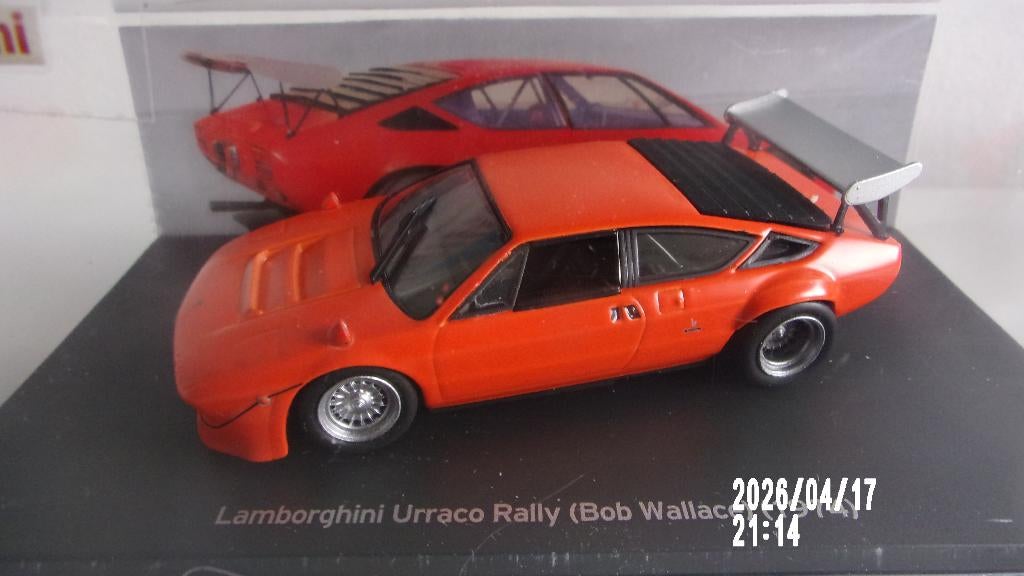LAMBORGHINI URRACO RALLY by BOB WALLACE.1/43 IMPEC,VITRINE, Enlèvement ou Envoi, Comme neuf, Voiture, Autres marques