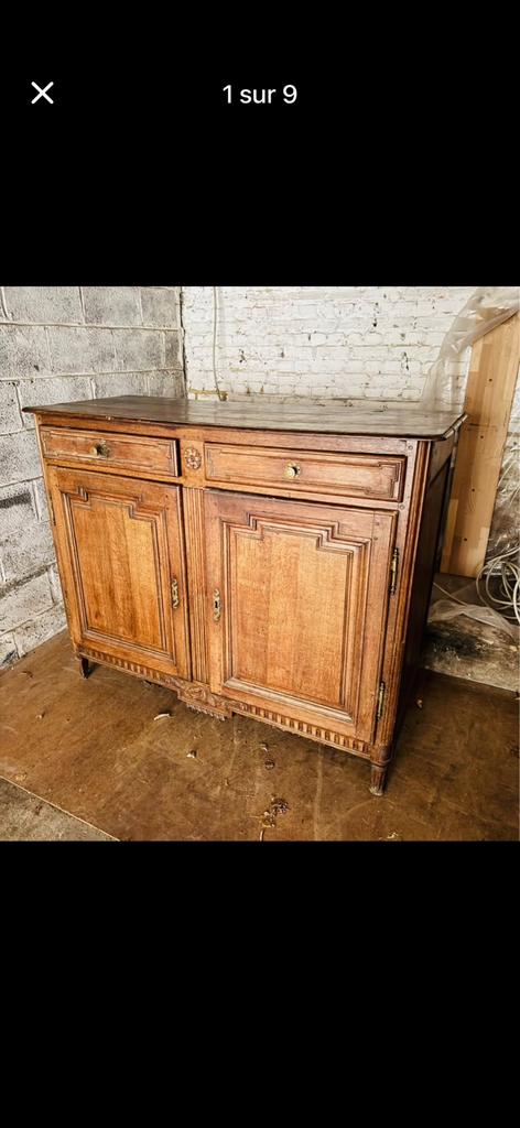 Dresse en 135x115x55cm, Maison & Meubles, Armoires | Dressoirs, Enlèvement, Comme neuf, Chêne