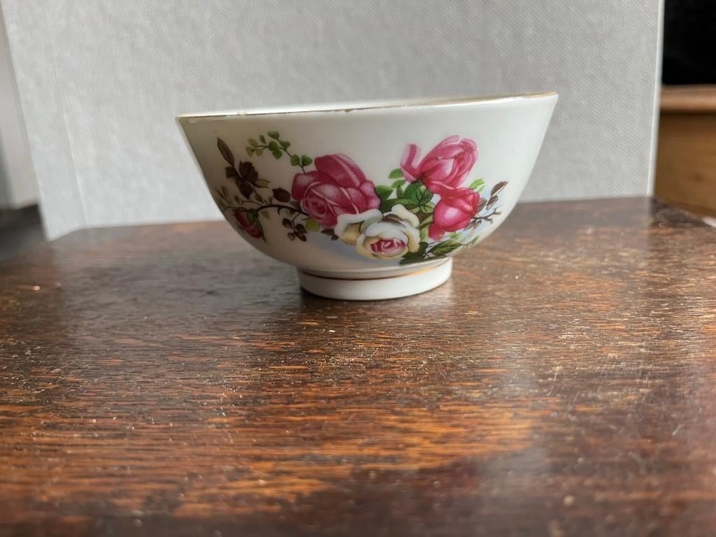 serveerpotje bloemen motief, Ophalen of Verzenden