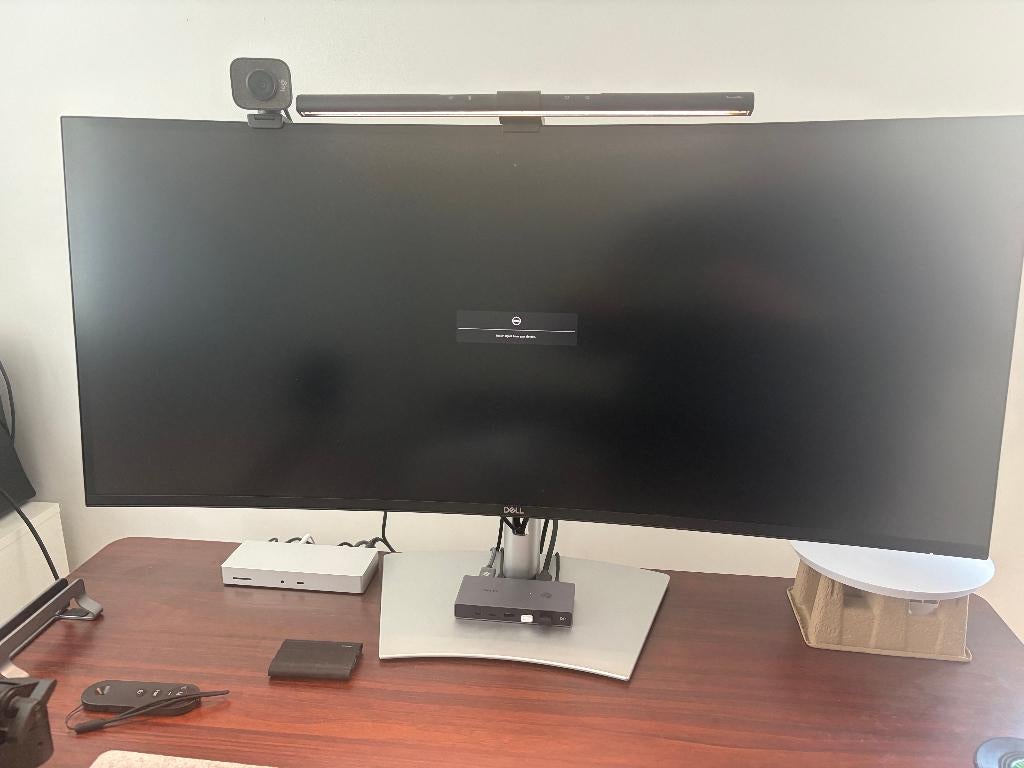 Dell UltraSharp U4025QW 40 inch curved 5K2K 120Hz monitor, Ophalen, Gebruikt, IPS, 101 t/m 150 Hz