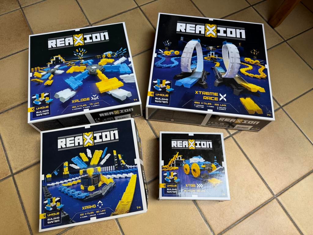 Lot Reaxion Xtra, Xpand, Xplode, Xtreme race, Enlèvement, Comme neuf