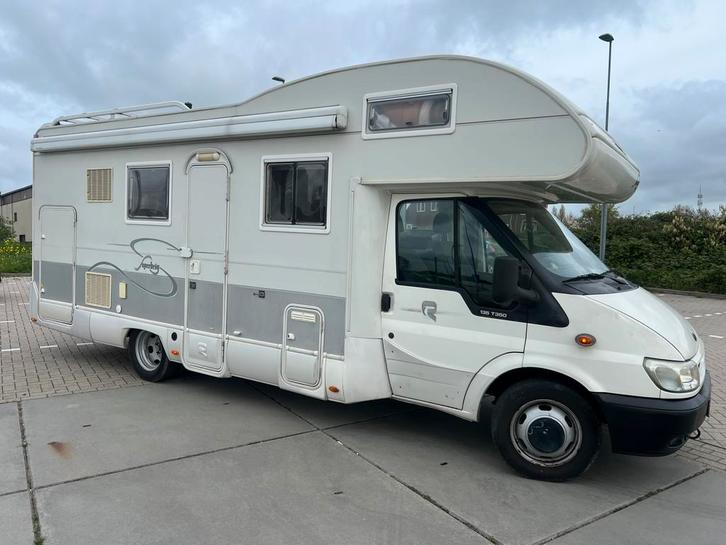 Camper Ford Rimor 688 TC  Met 152500 km  Bj 2005, Caravans en Kamperen, Mobilhomes, Particulier, Ford, Diesel, Halve Treinzit