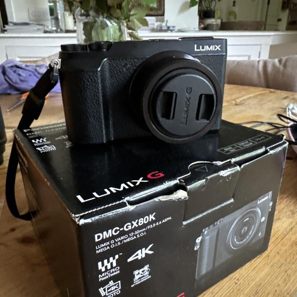 Panasonic Lumix GX80-set, Audio, Tv en Foto, Fotocamera's Digitaal, Zo goed als nieuw, Ophalen of Verzenden