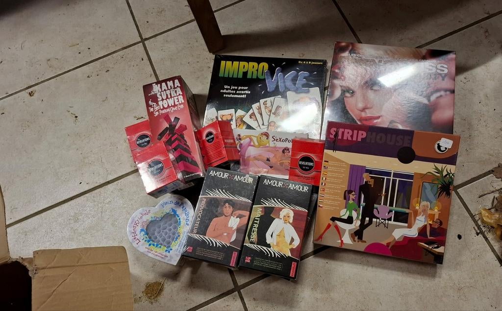 Lot de jeux pour adultes