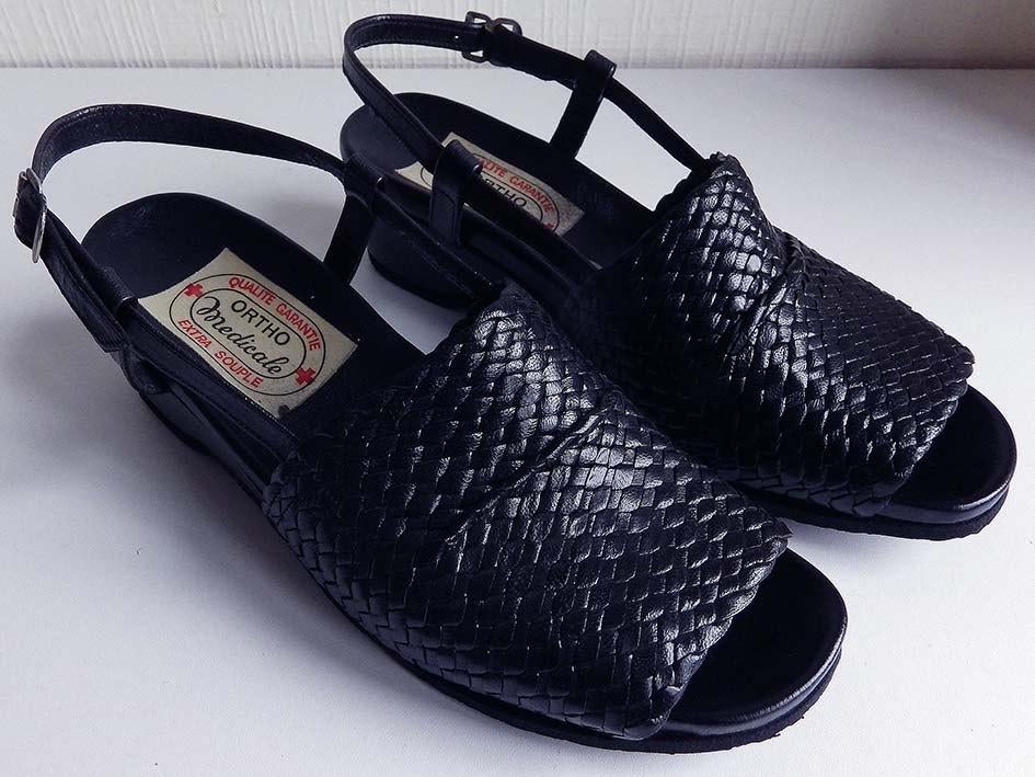 Open Damessandalen: maat 39., Ophalen, Zwart, Nieuw, Sandalen of Muiltjes