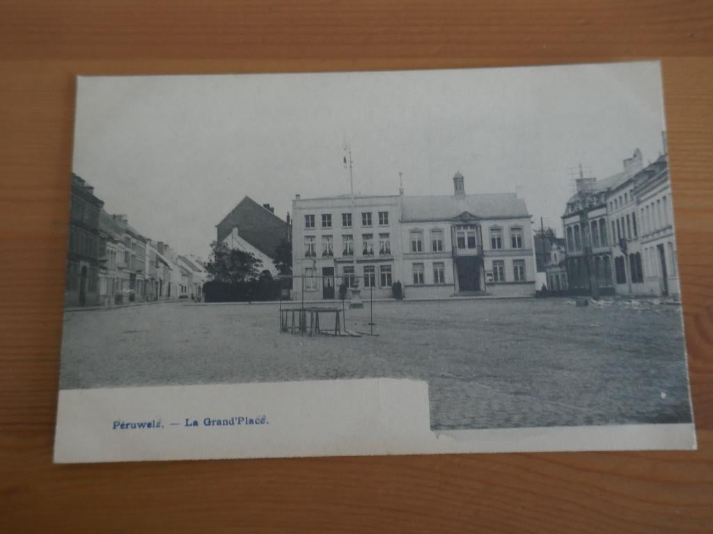péruwelz la grand'place, Envoi, Non affranchie, Hainaut