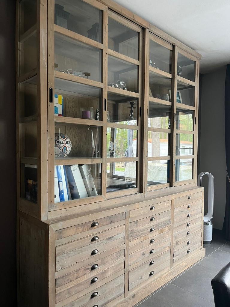 Landelijke grote kast, Avec tiroir(s), Landelijk modern, Enlèvement, Utilisé