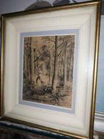 desssin le bucheron signe henri mathy, Enlèvement