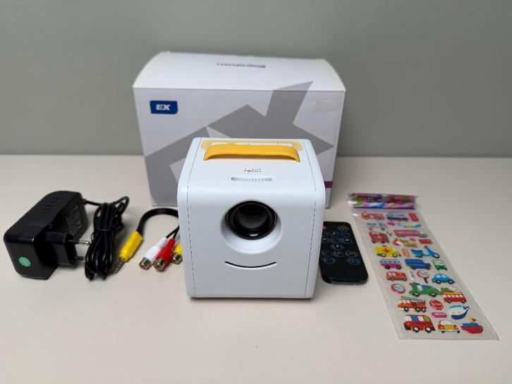New Kids Toy Projector, Resolutie 1080P, Excelvan Q2, Audio, Tv en Foto, Beamers, Nieuw, LED, Full HD (1080), Ophalen