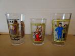 3 Verres Tintin Amora 1994 - Hergé, Enlèvement ou Envoi, Tintin, Comme neuf, Ustensile