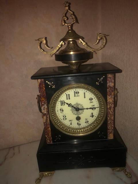 Pendule style Napoléon III, 19ème siècle, Antiquités & Art, Antiquités | Horloges, Enlèvement ou Envoi