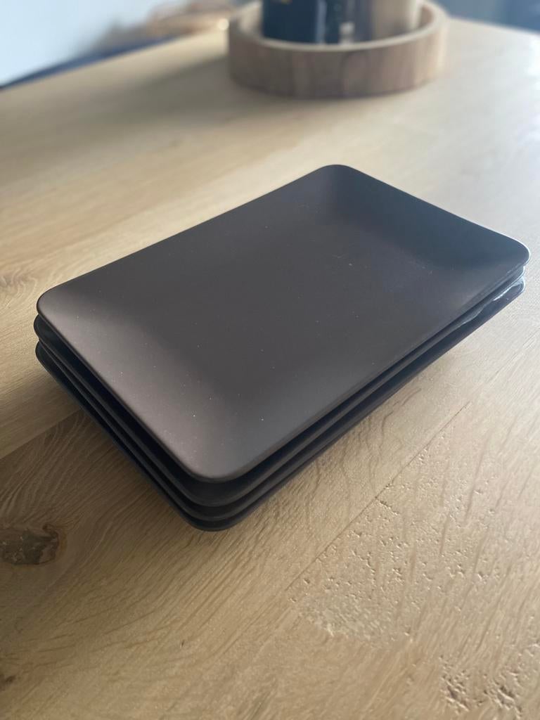 4 rechthoekige borden, Ophalen of Verzenden, Zo goed als nieuw, Bord(en)