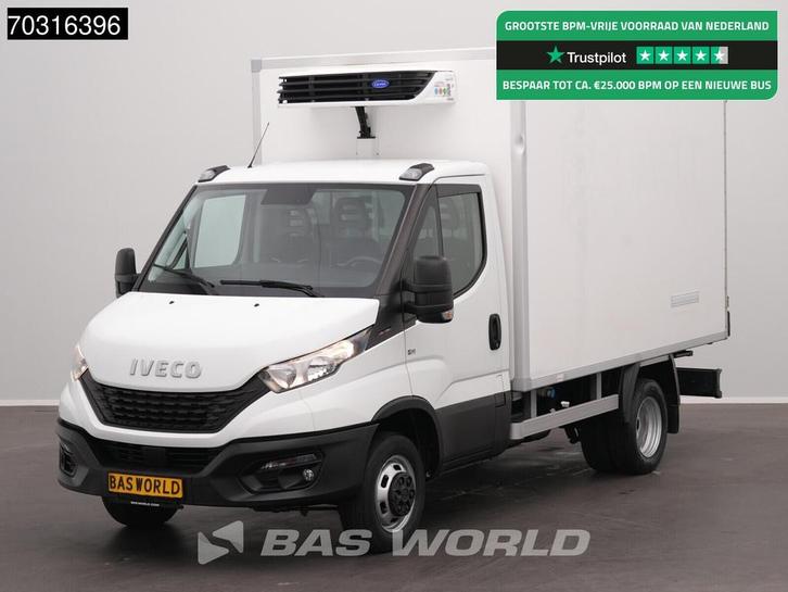 Iveco Daily 35C16 3.0L Koelwagen Carrier Xarios 350 Zijdeur, Auto's, Bestelwagens en Lichte vracht, Bedrijf, Te koop, Achteruitrijcamera
