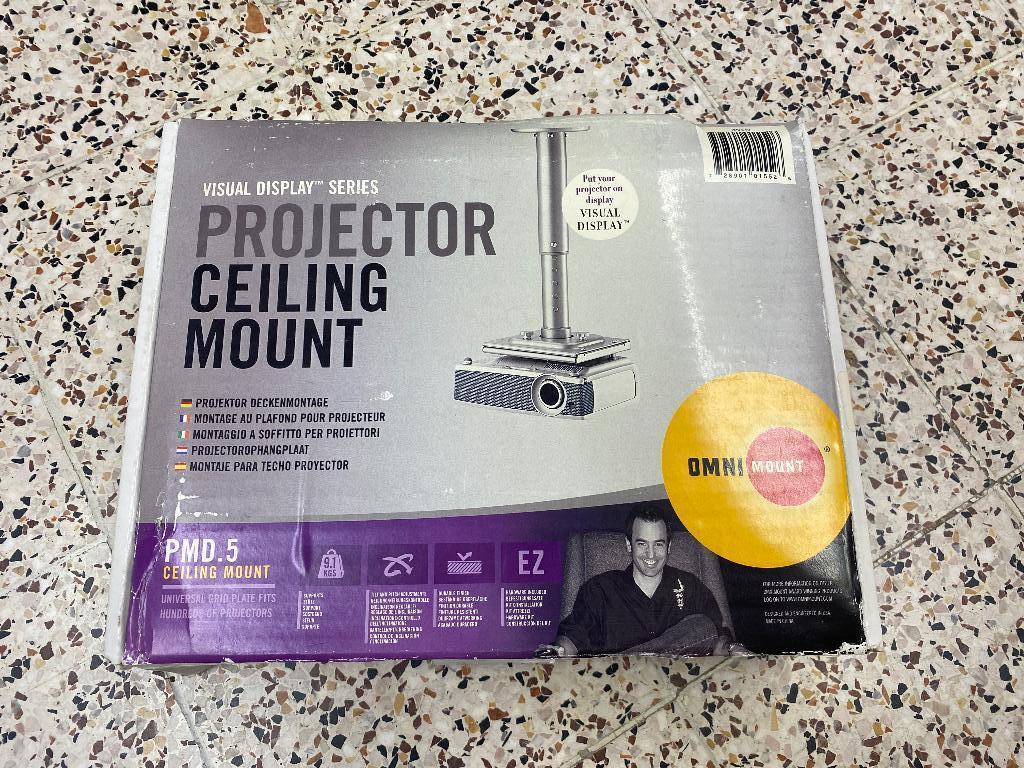 Omnimount PMD 5 - Montage au plafond pour video projecteur, Enlèvement ou Envoi, Utilisé