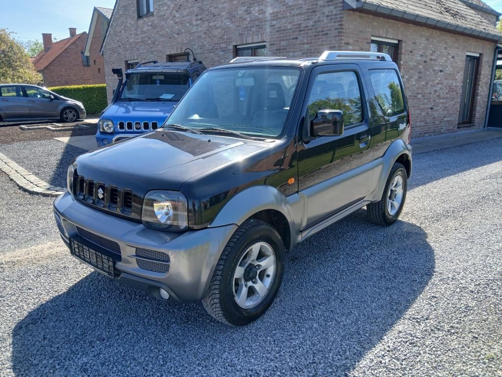 Suzuki jimny #Full option# 1300cc benzine !!79 000km!!, Auto's, 4 zetels, Zwart, Bedrijf, Handgeschakeld