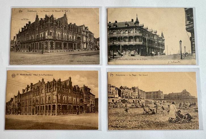 10 ansichtkaarten Middelkerke 1904 - 1935, Verzamelen, Postkaarten | België, Gelopen, West-Vlaanderen, Voor 1920, Verzenden