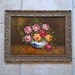 Tableau de peinture à l'huile vase de fleurs, Enlèvement