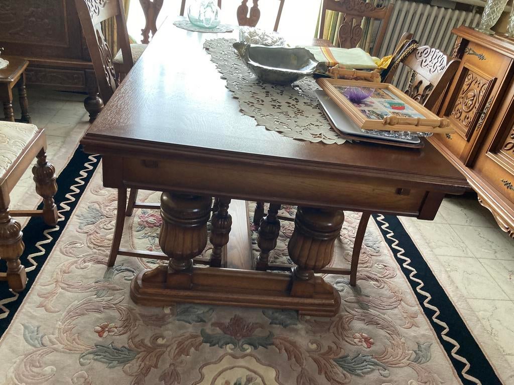 Salontafel en 4 stoelen, Antiek en Kunst, Ophalen