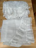 Gordijnen nylon met en zonder rushes, Ophalen, Nieuw, Wit, Retro