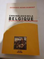 Chronologie de la Belgique, Ophalen, Gelezen, Georges-Henri Dumont