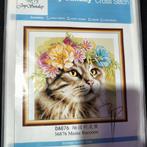 Borduurpakket Maine coon, Ophalen of Verzenden, Zo goed als nieuw, Borduurpakket