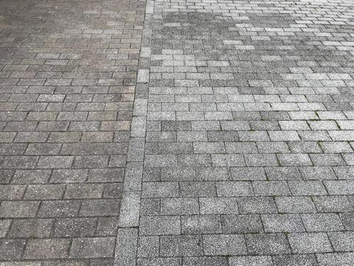 GRATS100 m² betonklinkers – zelf uit te breken en op te hale, Tuin en Terras, Tegels en Klinkers, Gebruikt, Klinkers, Beton, 10 m² of meer