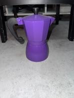 Cafetière italienne Home violet, Ophalen of Verzenden, Nieuw, Koffiemachine, Gemalen koffie