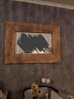 2 kaders teak/mangohout, Huis en Inrichting, Woonaccessoires | Spiegels, Ophalen