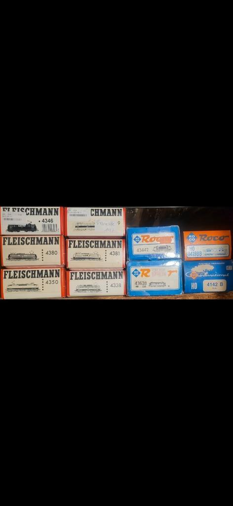 Set van 10 gebruikte locomotieven — slechts €40 per stuk, Hobby en Vrije tijd, Modeltreinen | H0, Gebruikt, Locomotief, Gelijkstroom